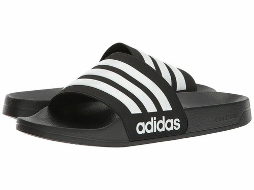 Sandalo uomo Adidas Adilette Slide AQ1701 nero bianco nucleo nero nuovissimo