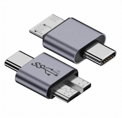Micro B to USB C 3.1 Data Charging Extension Adapter | Male to Male  - Image 1 of 4