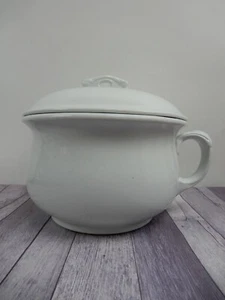 Antique Alfred Meakin LTD Royal Ironstone China Chamber Pot Made in England - Picture 1 of 8