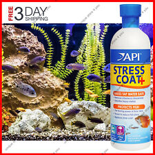 API Stress Coat Aquarium Water Conditioner 16 Oz Bottle Fish Health Tank Environ
