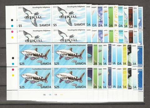 SAMOA 2014 SG O1/14 MNH Cat £480 Cover