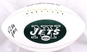 Darrelle Revis Autographed New York Jets Logo Football - Beckett W Hologram - Picture 1 of 12