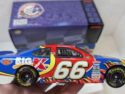 2000 DARRELL WALTRIP #66 BIG-KMART ROUTE 66 FORD TAURUS 1:24 Action Racing Foto 1 de 4