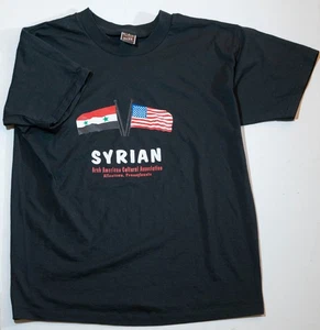 Vintage 90s Syrian T-Shirt Men Size XL Arab American Single Stitch - Picture 1 of 14