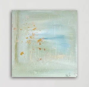 "Frostiger Wintermorgen" Original Gemälde signiert von Sandra K. Slaughter - Bild 1 von 3