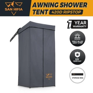 San Hima Shower Awning Fold-Out Instant Ensuite Tent Camping Change Room Toilet - Picture 1 of 11