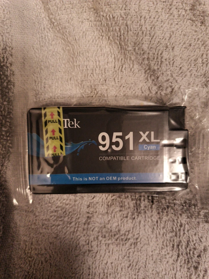 Cartucho de tinta azul cian LxTek 951XL para HP OfficeJet Pro 8600 8610 8620 8100 Foto 1 de 1