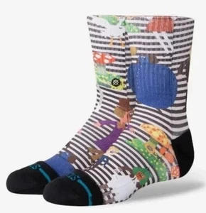 Stance Willy Wonka Chocolate Factory Kids Medium Casual Socks 11 To 2 Shoes New - Picture 1 of 4
