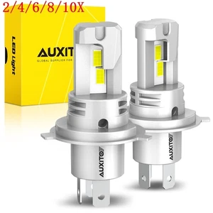 H4 LED Headlight Bulbs Kit High / Low Beam 6500K Super Bright White Lights  2/4X - Picture 1 of 18