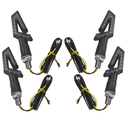 Sinais de seta de LED universais 4 peças para Suzuki DR650SE DRZ400SM DR350 fumê - Imagem 1 de 4