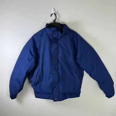 Abrigo Gorpcore Vintage Años 80 Cabelas Gore Tex Plumón de Ganso Azul Marino Puffer Mujer XXL Foto 1 de 4