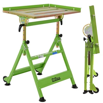 Schweißtisch Schweißwagen Werkbank höhenverstellbar 77-92cm klappbar neigbar 90° - Bild 1 von 4