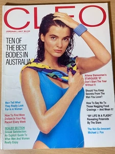 Revista Cleo Australia #171 enero 1987 Stephanie Romanov Peta Toppano de colección - Imagen 1 de 6