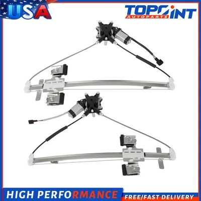 Power Window Regulator with Motor For 2006-2009 Mitsubishi Raider Pair Rear - Image 1 of 4