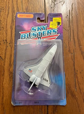 Matchbox Skybusters 1988 'transbordador espacial NASA' SB13 NAVE ESPACIAL DIECAST EE. UU. Foto 1 de 4