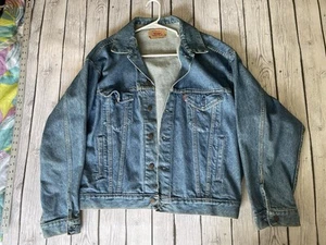 Vintage 1980s Levi's Denim Jacket XL 70507-0214 - Picture 1 of 24