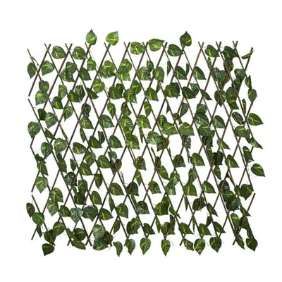 HowHomely Sichtschutzmatte Rankgitter Spalier Sichtblende mit Blättern 180x90 cm - Bild 1 von 4