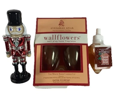 Electric Plugin White Barn Wallflowers Tin Soldier Fragrance Diffuser 3 Bulbs - Image 1 of 3