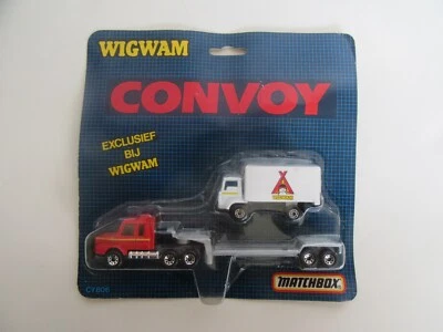 Vintage 1990 Matchbox Wigwam Convoy Toy Truck & Trailer (NIB) - Image 1 of 4