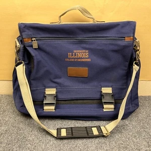 North West University of Illinois College of Engineering Messenger Bag Briefcase - Picture 1 of 17