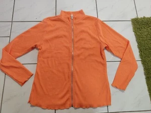 Gr. L Shirtjacke Damen orange Reißverschluss***NEU**" - Bild 1 von 4