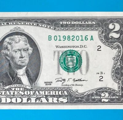 19 August 2016 : B 01982016 A BIRTHDAY Note $2 Two Dollar Bill (_19/8/2016) 🎂🎁 - Image 1 of 4