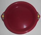 Coors Pottery Rosebud Red Pie Plate Robert Schneider Collection