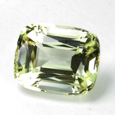6.30Cts Natural Unheated Scapolite 12x9.8x8mm Cushion Cut Gemstone From India - Image 1 of 4