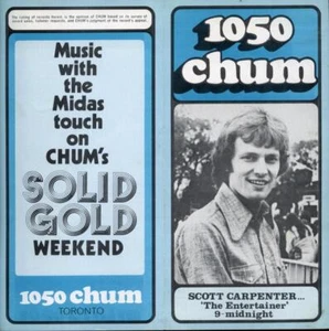 CHUM 30 RADIO FM1050 CHUM HIT PARADE TOP 30 CHART -MAY 4 1974 REF223/4 - Picture 1 of 1