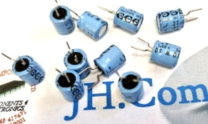 22UF / 25V     RAD ELEC CAPS WAYCOM WST TYPE / PACK OF 10 (5MM PITCH)   (161432) - Picture 1 of 1