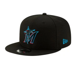 New Era 9Fifty MLB Miami Florida Marlins schwarz/türkis Snapback Mütze 11591051 - Bild 1 von 6