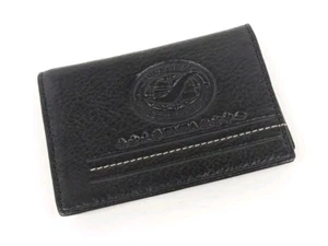 Dunhill Dushillus Portafoglio Bi-Fold Pelle Nero Nanchino Uni Scuola di Autobus EMBA - Foto 1 di 24