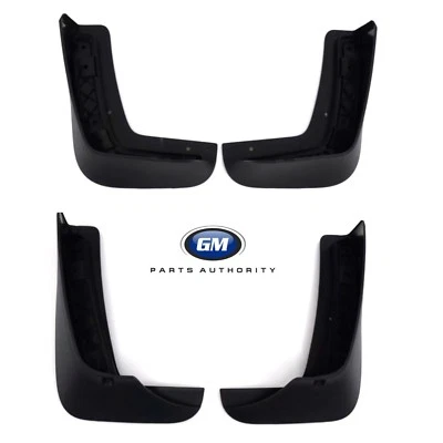 2018-2023 Chevrolet Traverse Front & Rear Splash Guards Molded Black OEM GM - Image 1 of 4