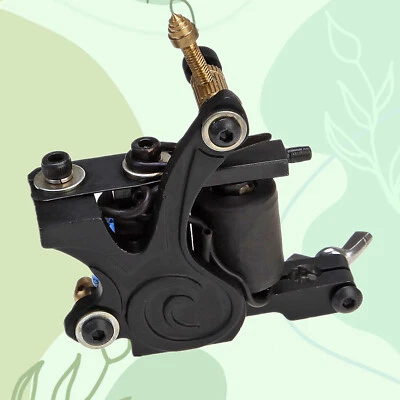 Tattoo Coil Machine Shader Liner Tattoo Machines Iron 10 Wrap Coils Black Y36 - Image 1 of 4