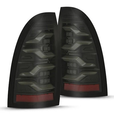 For 05-15 Toyota Tacoma Alpha Black Luxx Sequential LED Tail Lights Lamps - Image 1 of 4