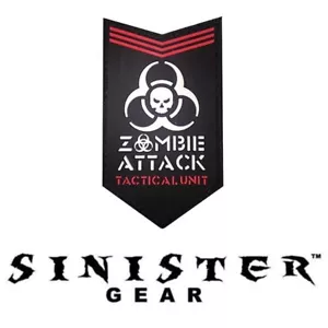PARCHE DE PVC SINISTER GEAR ""ZOMBIE ATTACK - Imagen 1 de 1