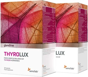 Sensilab Thyrolux Soporte Tiroideo - 120 Cápsulas | Yodo, Selenio, L-Tirosina - Imagen 1 de 6