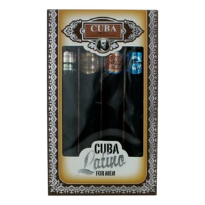 Cuba Latino by Cuba, 4 Piece Gift Set for Men - Picture 1 of 1