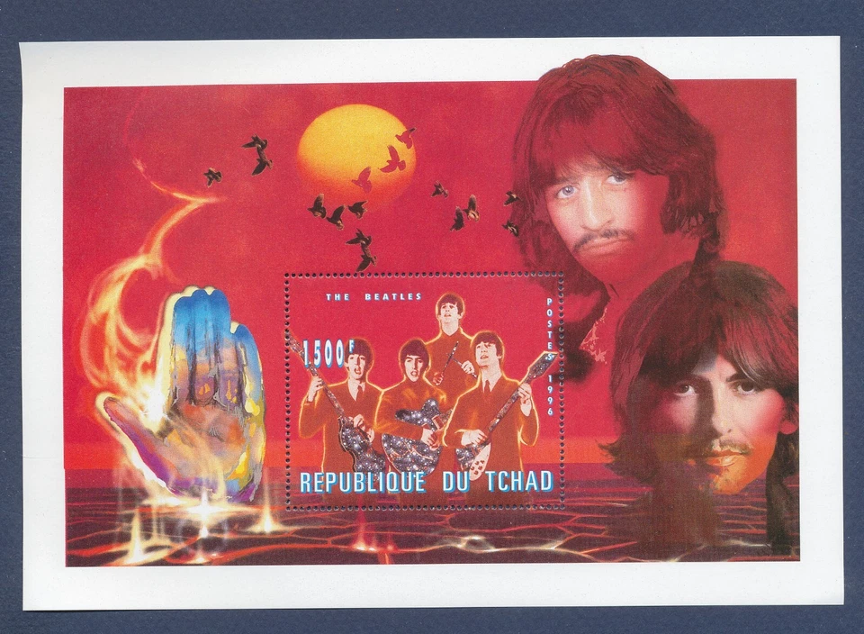 CHAD - Scott 724J - MNH S/S - The Beatles - 1996 Foto 1 de 1
