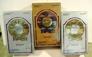 3-Boxes 1992 Leaf Set Baseball Series 1 & 2 Factory Sealed 36 ct each VERY FRESH - Picture 1 of 3