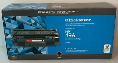 Office Depot Q5949A (502-934) reemplaza el cartucho de tóner negro HP 49A Foto 1 de 4