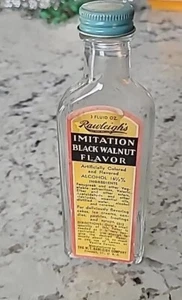 Botella de tres onzas vintage Rawleigh’s imitación sabor nogal negro - Imagen 1 de 7