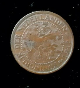 1912 2 1/2 CENTS NETHERLANDS KM 150 - Picture 1 of 2