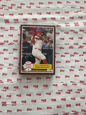 2022 KYLE SCHWARBER TBT Throwback Thursday 1962 Topps World Series Set 44 PHILS - Image 1 of 2
