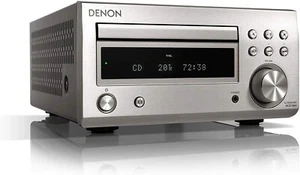 DENON RCD-M41DAB SILVER SINTOAMPLIFICATORE CON CD BLUETOOTH E RADIO NUOVO - Foto 1 di 4