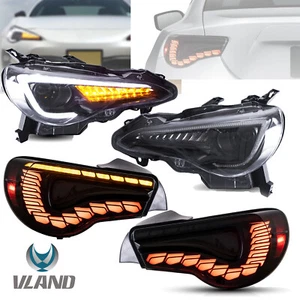 Faros LED + luces traseras para Scion FR-S Toyota 86 BRZ 2012-2020 secuenciales 4x - Imagen 1 de 11