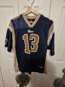 Nike St. Louis Rams Kurt Warner Boys Jersey Rare - Picture 1 of 5