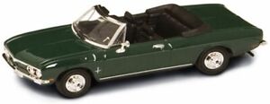 1969 Chevrolet Corvair Monza Convertible Green Yatming 94241 1/43 Scale Diecast