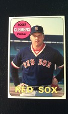 Roger Clemens Boston Red Sox #BC56 1990 Baseball Cards Magazine Oddball