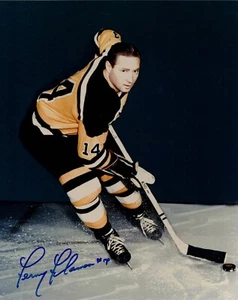 Fern Flaman Boston Bruins HOF Signed 8x10 Photo - Picture 1 of 1
